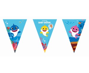 GIRLANDA FLAGI BABY SHARK 9 FLAG