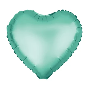 BALON 18" SERCE MATOWE ZIELONE