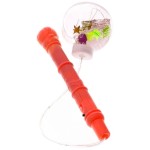 RÓŻDŻKA ŚWIECĄCA Z LAMPKAMI LED CZERWONA 54CM