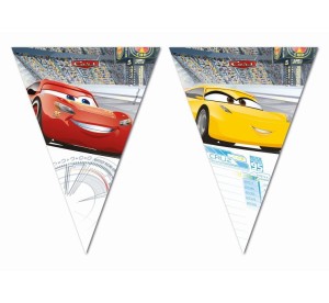 GIRLANDA FLAGA CARS 3 AUTA 2,3 M ZYGZAK 