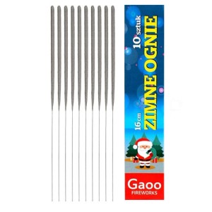 GAOO FIREWORKS ZIMNE OGNIE 16CM, 10SZT