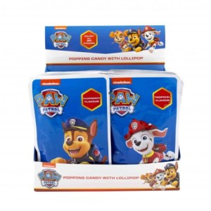 LIZAK-PAW PATROL POPPING CANDY W,LOLLIPOP 36SZT,