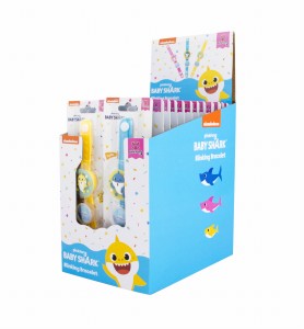BRANSOLETKA-BABY SHARK BLINKING BRACELET 24SZT,