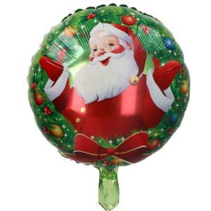 BALON 18" MIKOŁAJ W OKULARACH BOŻE NARODZENIE