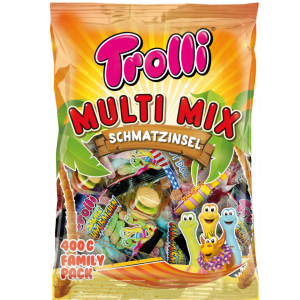 MULTI MIX 400g TROLLI - żelowe snacki mix owocowy