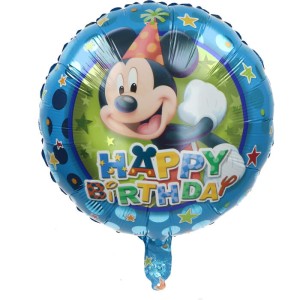 BALON FOLIOWY 18" MYSZKA MIKI HAPPY BIRTHDAY