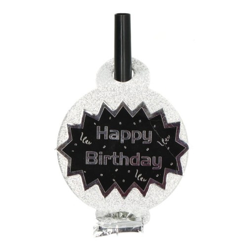 gwizdki trąbki happy birthday