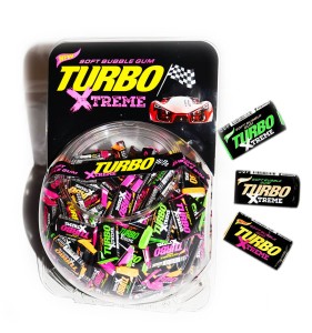 XTREME GUMA TURBO BUBBLE GUM 300X4,5G SŁOIK 300szt