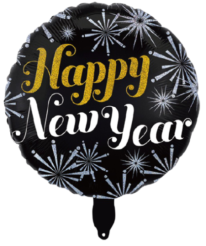 BALON 18"HAPPY NEW YEAR