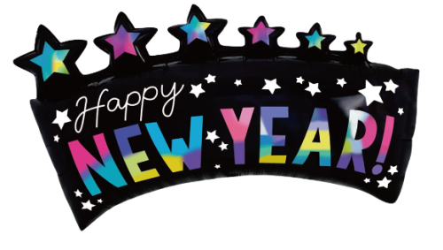 BALON HAPPY NEW YEAR