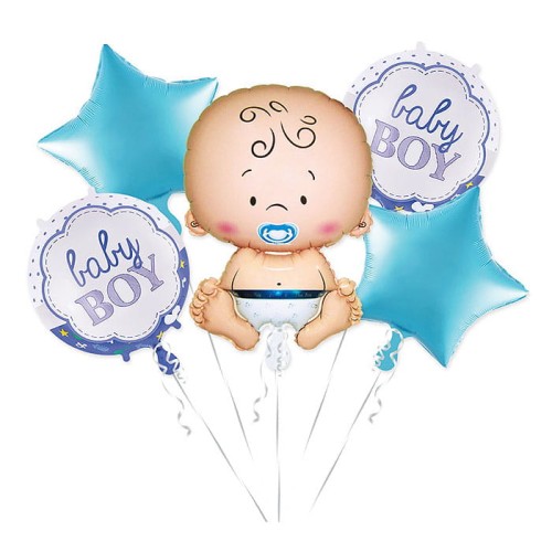 zestaw balonów baby boy