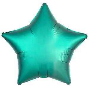 BALON 18" GWIAZDA MATOWA ZIELONA