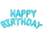 BALON NAPIS HAPPY BIRTHDAY NIEBIESKI