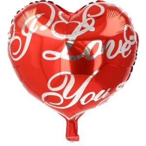 BALON SERCE 18" LOVE WALENTYNKI