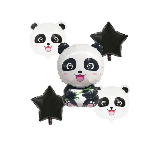zestaw balonów panda