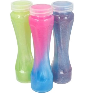 GLUTEK SLIME KLEPSYDRA OMBRE Z BROKATEM 16CM 12SZT
