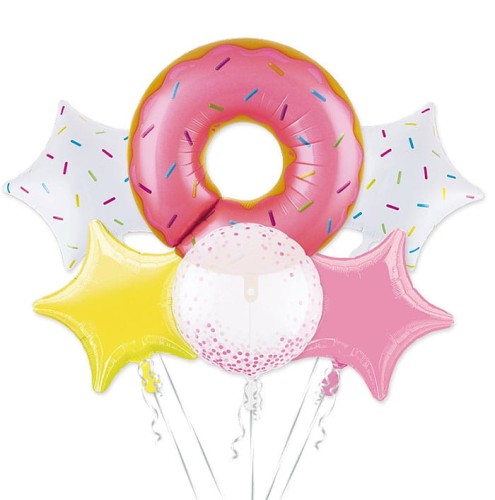 balony donut zestaw 6szt