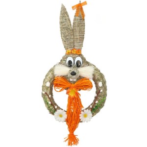WIANEK WIELKANOCNY ZAJĄCZEK 46CM POMARAŃCZ
