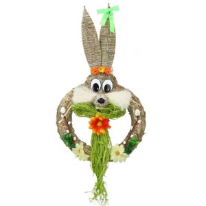 WIANEK WIELKANOCNY ZAJĄCZEK 46CM ZIELONY