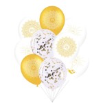 BALONY LATEKSOWE PIERWSZA KOMUNIA IHS 9SZT