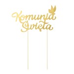 TOPPER NA TORT KOMUNIA ŚWIĘTA 22,5CM