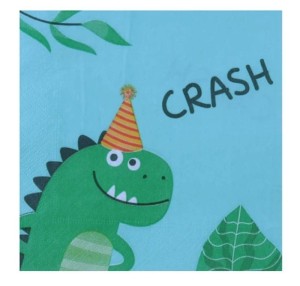 SERWETKI DINO DINOSAUR 33X33CM 12SZT