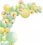 MEGA ZESTAW GIRLANDA BALONOWA MIĘTOWA 100SZT