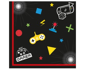 SERWETKI GAMING PARTY 33X33 20SZT