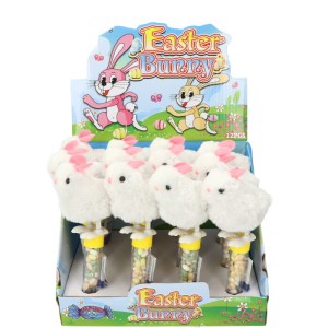 ZAJĄC WIELKANOCNY EASTER BUNNY CUKIERKI PUDROWE  12SZT