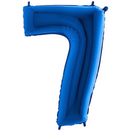 balon cyfra 7