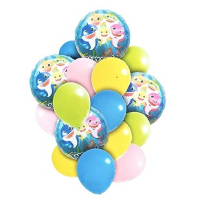 MEGA ZESTAW BALONÓW BABY SHARK 16SZT