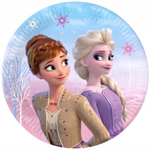 TALERZYKI PAPIEROWE FROZEN 2 WIND SPIRIT 20CM 8SZT