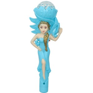 MAGICZNA RÓŻDŻKA FROZEN KRAINA LODU NIEBIESKA 23CM
