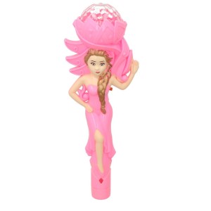 MAGICZNA RÓŻDŻKA FROZEN KRAINA LODU RÓŻOWA 23CM