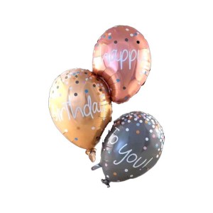 BALONY FOLIOWE HAPPY BIRTHDAY TO YOU ! 86X110CM