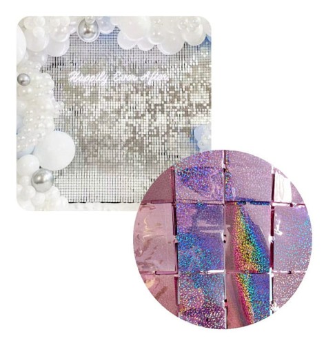 RÓŻOWA KURTYNA DEKORACYJNA