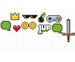 REKWIZYTY DO ZDJĘĆ GAME ON- 10 szt.