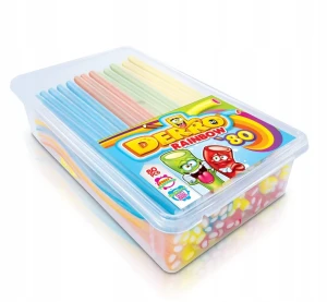 ŻELKI KABLE DERRO RAINBOW 80SZT OP, 1,600KG