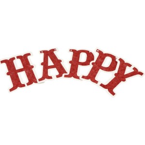 GIRLANDA BROKATOWA HAPPY BIRTHDAY