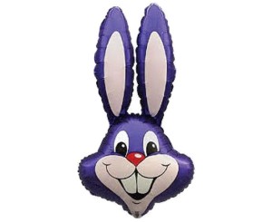 BALON HISZPAŃSKI 14" RABBIT KRÓLIK FIOLETOWY