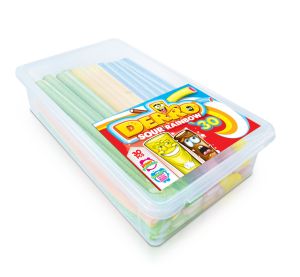 ŻELKI - DERRO 30 JUMBO SOUR RAINBOE 30SZT X 50G OP,1,5KG