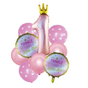 BALONY NA 1 URODZINY TWINKLE LITTLE STAR