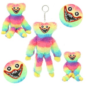 BRELOK MASKOTKA HUGGY WUGGY 27CM TĘCZOWA