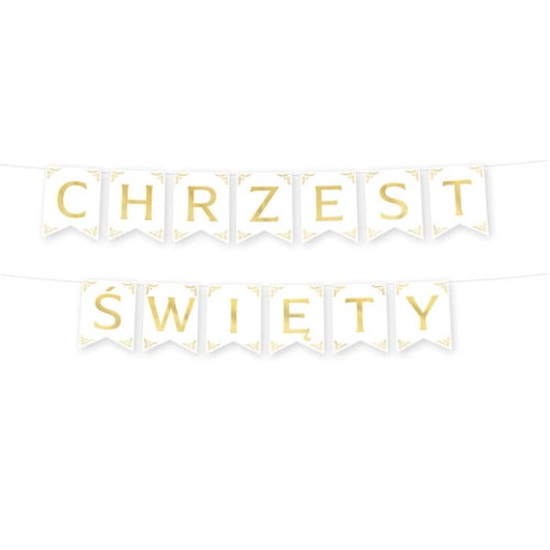 girlanda chrzest święty