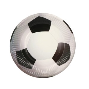 TALERZYKI PAPIEROWE PIŁKA NOŻNA FOOTBALL 6SZT 18CM