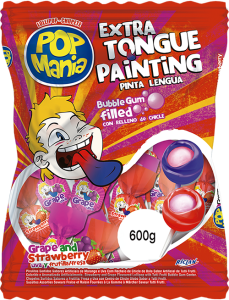 LIZAKI POP MANIA FARBUJĄCE JĘZYK  12G X 50SZT  OP,600G