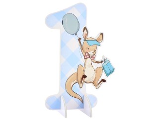 PAPIEROWA DEKORACJA STOŁU NA ROCZEK - KANGUREK