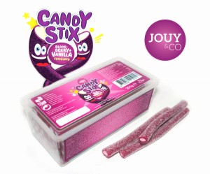 ŻELKI CANDY STIX JEŻYNOWE 300G