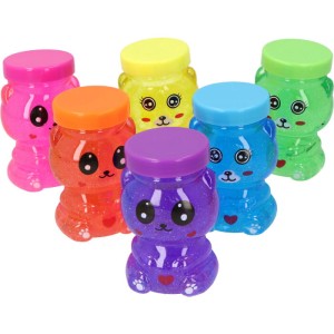 MINI GLUTEK SLIME Z BROKATEM ZWIERZĄTKA MIX 24SZT