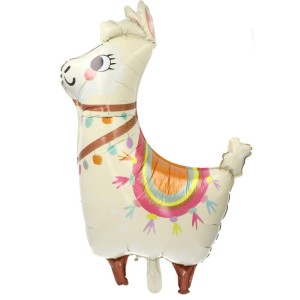 BALON FOLIOWY 22" LAMA BEŻ